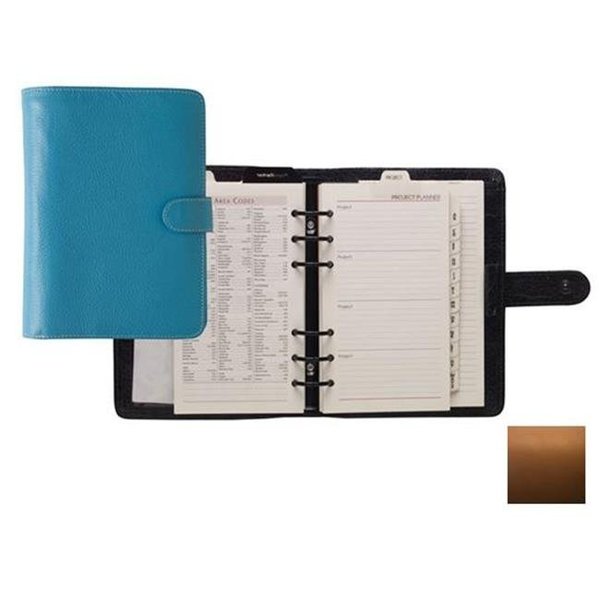 Raika Raika SF 201 TAN Six Ring Planner Wallet Agenda - Tan SF 201 TAN